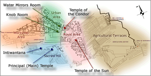 Focus Scan Areas of Machu Picchu, Peru